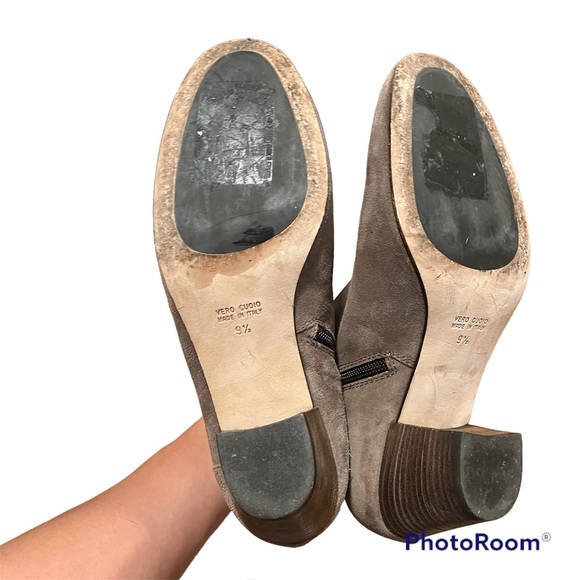 Aquatalia Fallyn Booties in Taupe Waterproof Size 9.5 - Picture 6 of 7